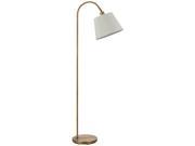 Cal Lighting Metal Floor Lamp in Antique Brass