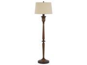 Cal Lighting Resin Floor Lamp in Wood