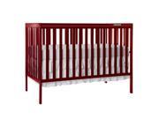 Dream On Me Synergy 5 in 1 Convertible Crib in Cherry