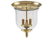 Livex Legacy Ceiling Mount in Antique Brass