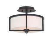 Livex Wesley Ceiling Mount in Bronze