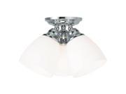 Livex Somerville Ceiling Mount in Chrome