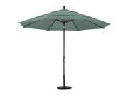 California Umbrella 11 Market Patio Umbrella in Spectrum Mist