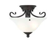 Livex Coronado Ceiling Mount in Bronze