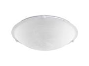 Quorum 4 Light Bowl Flush Mount in White