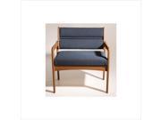 Dakota Wave Standard Leg Bariatric Chair in Light Oak Wine Vinyl