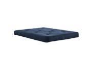 DHP 6 Inch Independently Encased Coil Futon Mattress in Blue