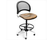 OFM Moon Swivel Drafting Chair with Drafting Kit in Shoya