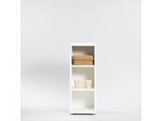 Tvilum Structure 45 Narrow Bookcase in White