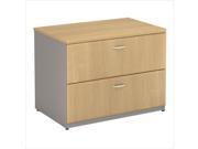 SERIES A LIGHT OAK 2 DRAWER LATERAL FILE