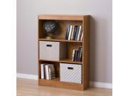 South Shore Axess 3 Shelf Bookcase in Country Pine