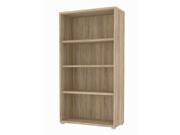Structure 4 Shelf Wide Bookcase by Tvilum