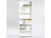 Tvilum Structure 87 Tall Wide Bookcase in White
