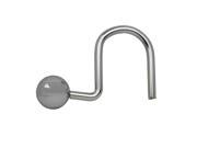 Elegant Home Fashions Ball Shower Hook in Chrome Set of 12