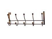 Elegant Home Fashions Over The Door Rack in Amber and Bronze