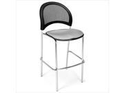 OFM Moon 31.25 Chrome Stool in Putty set of 2