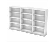 South Shore Office 4 Shelf Wall Bookcase in Pure White