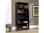 Sauder Select 5 Shelf Bookcase in Estate Black