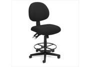 OFM 24 Hour Task Drafting Chair with Drafting Kit in Black