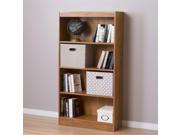 South Shore Axess 4 Shelf Bookcase in Country Pine
