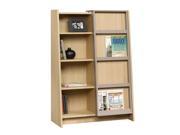 Sauder Affinity Office 4 Shelf Display Bookcase in Urban Ash