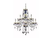 Elegant Lighting Alexandria 33 12 Light Elegant Crystal Chandelier