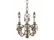 Elegant Lighting Lillie 10 3 Light Royal Crystal Chandelier