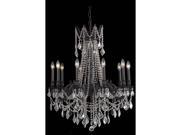 Elegant Lighting Rosalia 28 10 Light Spectra Crystal Chandelier