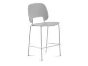 27 Counter Stool in Light Grey and White