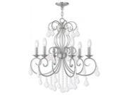 Livex Donatella Chandelier in Brushed Nickel