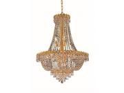 Elegant Lighting Century 24 12 Light Elegant Crystal Chandelier