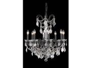 Elegant Lighting Athena 24 8 Light Spectra Crystal Chandelier