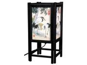 Oriental Furniture 14 Art Shoji Table Lamp in Black