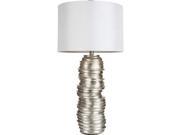 Surya Resin Table Lamp in White