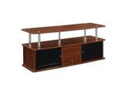 Convenience Concepts Designs2Go TV Stand with 3 Cabinets Cherry