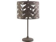 Surya Apache Iron Table Lamp in Brown