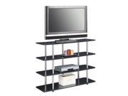 Convenience Concepts Designs2Go XL Highboy TV Stand in Black
