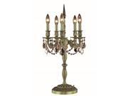 Elegant Lighting Rosalia 26 5 Light Royal Crystal Table Lamp