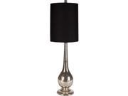 Surya Glass Table Lamp in Black