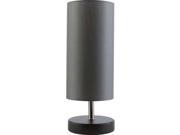 Surya Denton Wood Table Lamp in Silver