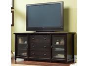 Sauder Edge Water 71 TV Credenza in Estate Black