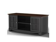 Pinnacle 54 inch TV Stand from Nexera Cinnamon Cherry and Black