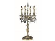 Elegant Lighting Rosalia 26 4 Light Royal Crystal Table Lamp