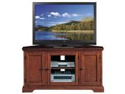 Leick Furniture Westwood 46 Corner TV Stand with Storage in Cherry