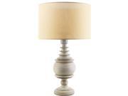 Surya Acacia Resin Table Lamp in Yellow