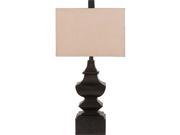 Surya Resin Table Lamp in Light Gold