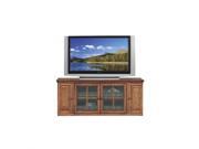 Leick Furniture 62 TV Stand with Storage in Burnished Oak Finish