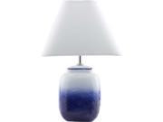 Surya Azul Ceramic Table Lamp in White