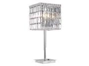 Elegant Lighting Maxime 26 3 Light Elegant Crystal Table Lamp