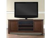 Crosley Furniture TV Stand with Sound Bar in Mahogany